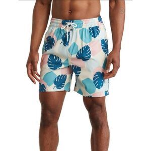 Sovereign Code 🌴 Seaglass Leaves Men's Swimming trunks suit  sz L